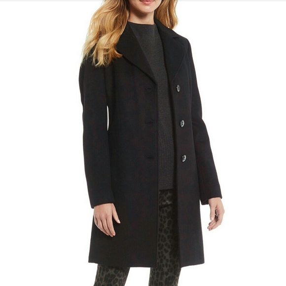 ❌SOLD❌Gallery Black Wool Coat - Picture 3 of 9